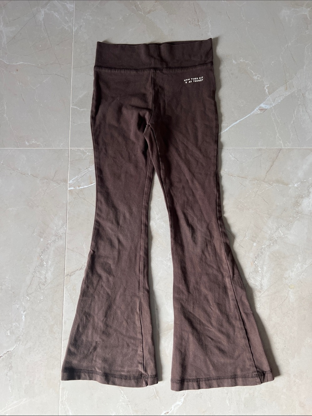 Zara Brown Kids Flared Sweatpants
